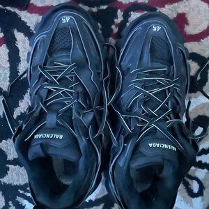 Balenciaga Black Athletic Shoes
